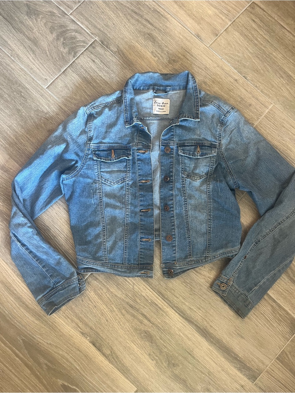 Love Tree Light Blue Denim Jacket